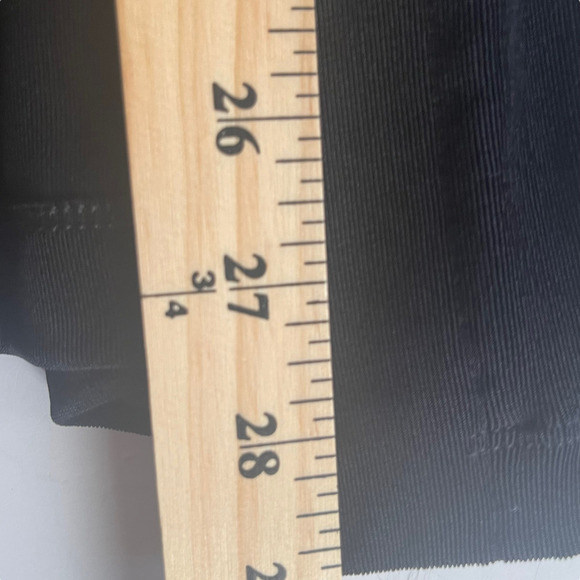 Chico's Size Medium Black Open Front Black Acetate Cardigan - Picture 7 of 7